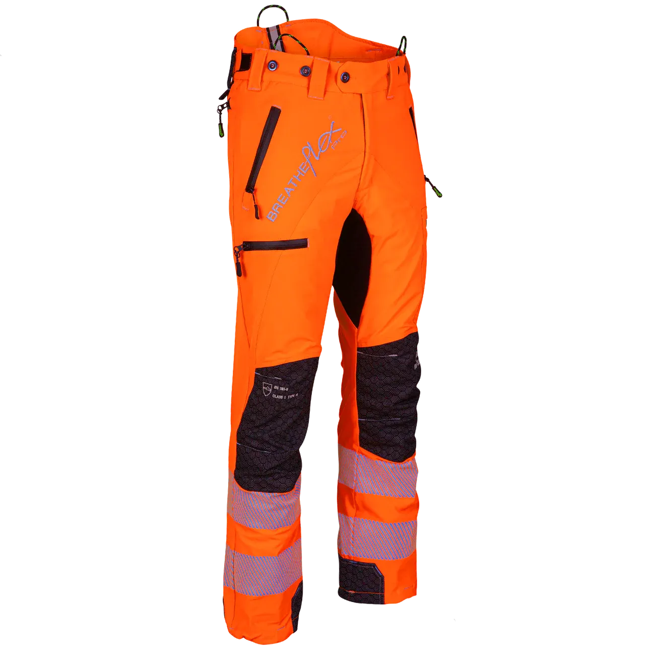 Arbortec Breatheflex Pro ATHV4060 Hi-Vis Chainsaw Trousers Type A Class 1