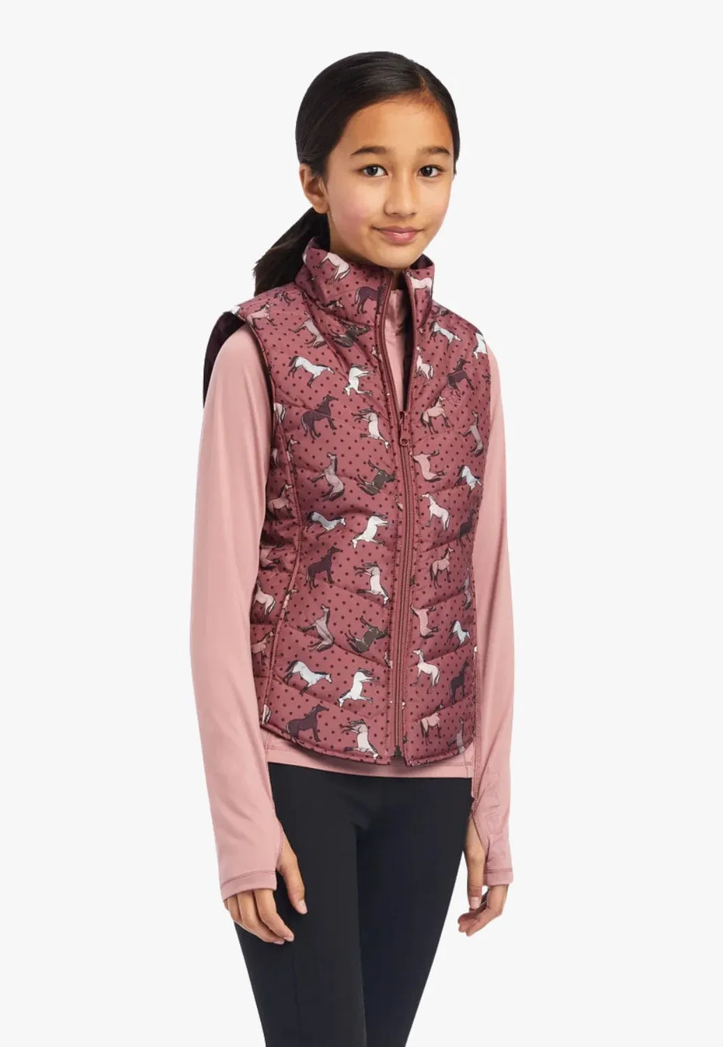 Ariat Girls Bella Pony Reversible Vest