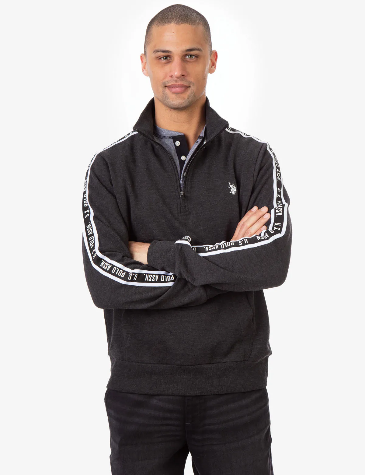 BLACK MALLET QUARTER ZIP PULLOVER