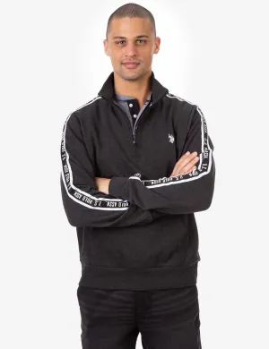 BLACK MALLET QUARTER ZIP PULLOVER