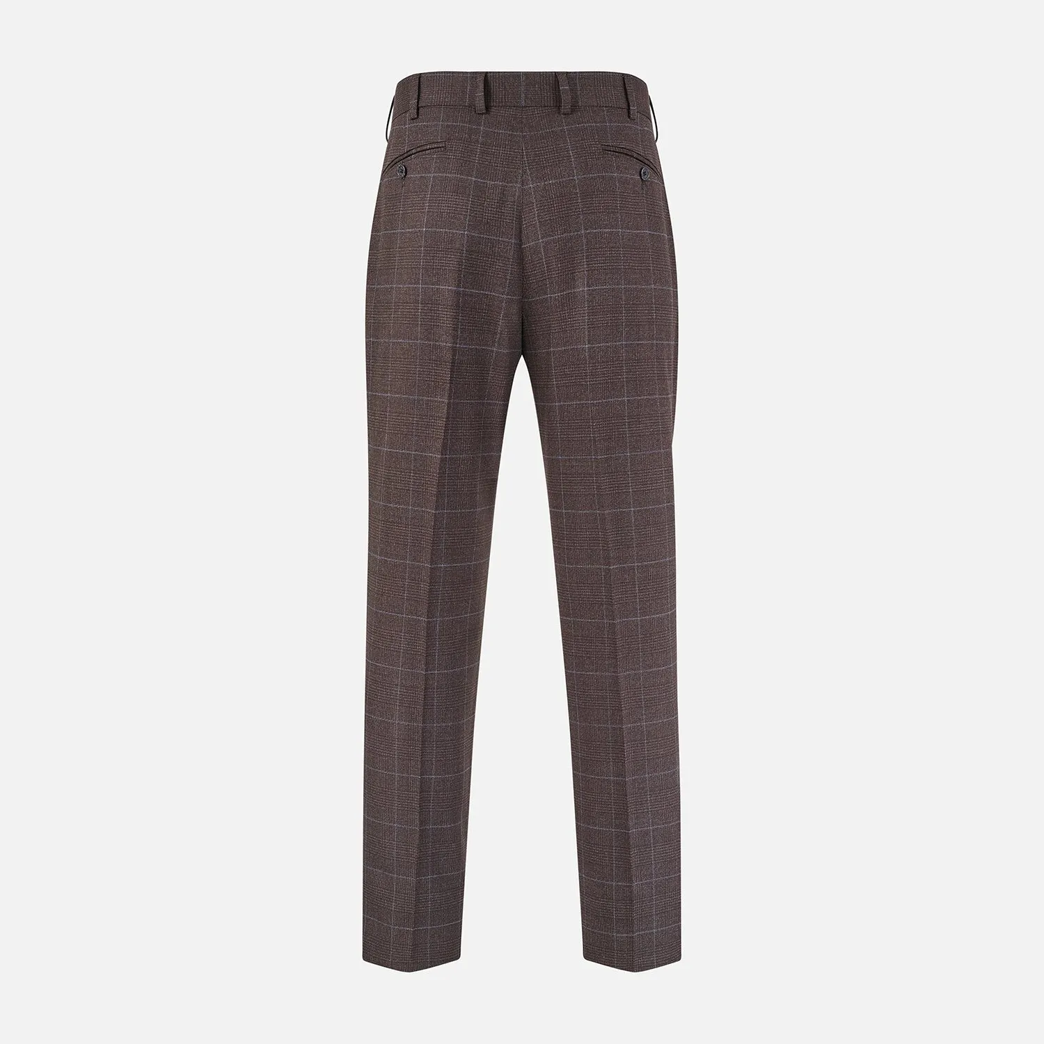 Brown Check Arthur Trousers