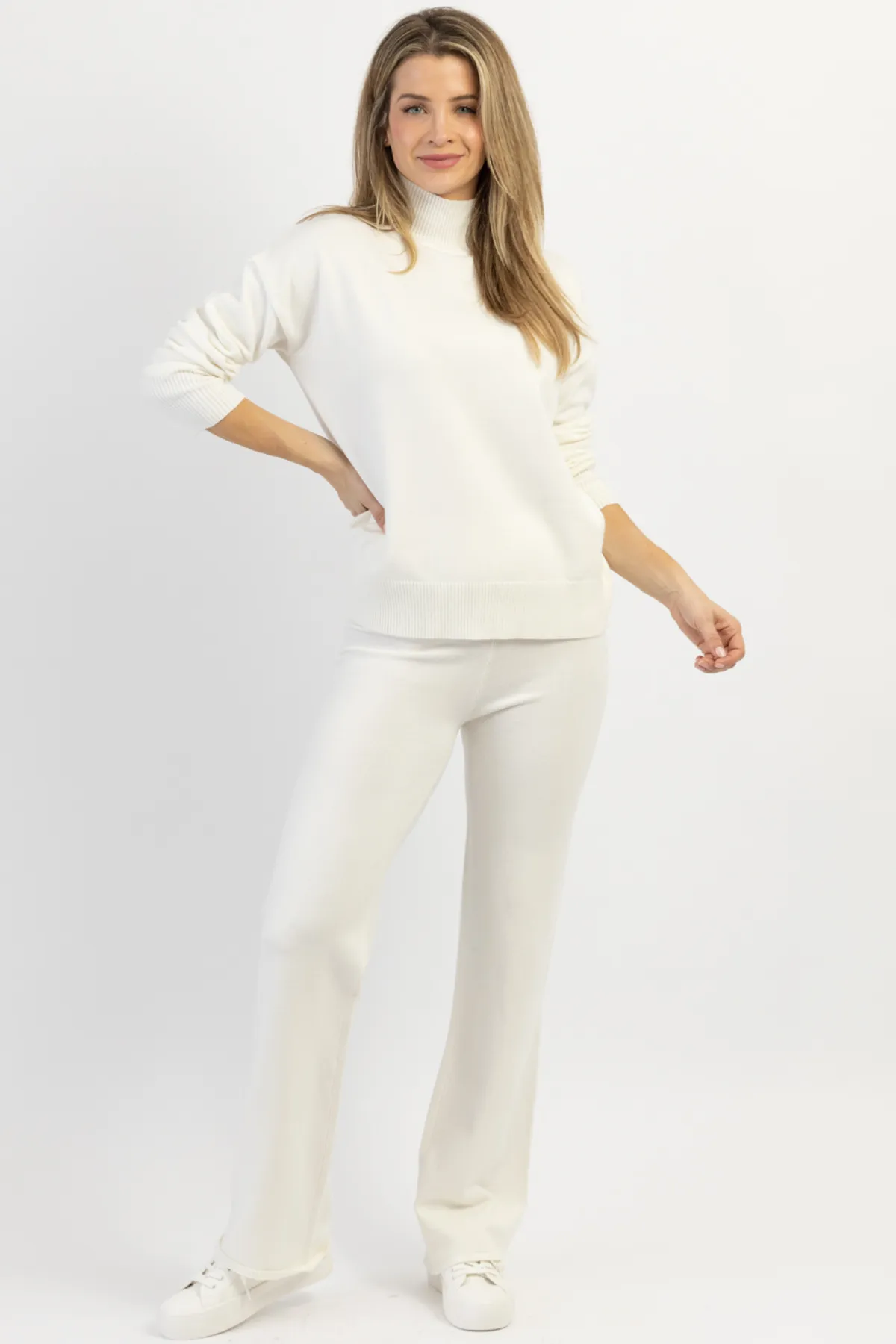 BUNNY SLOPE IVORY FLARE PANT SET *BACK IN STOCK*