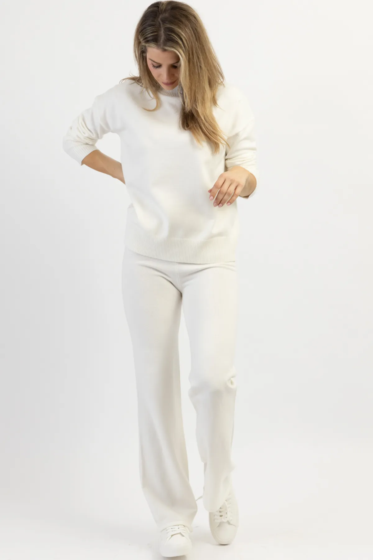 BUNNY SLOPE IVORY FLARE PANT SET *BACK IN STOCK*