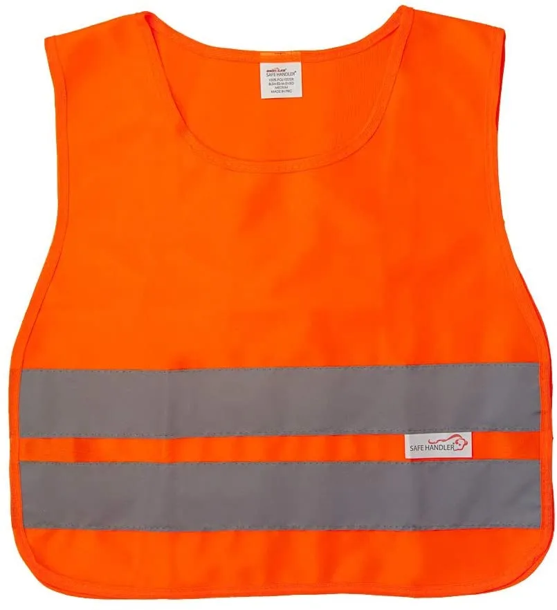 Child Reflective Safety Vest, Bright Colors for Child Safety, Orange