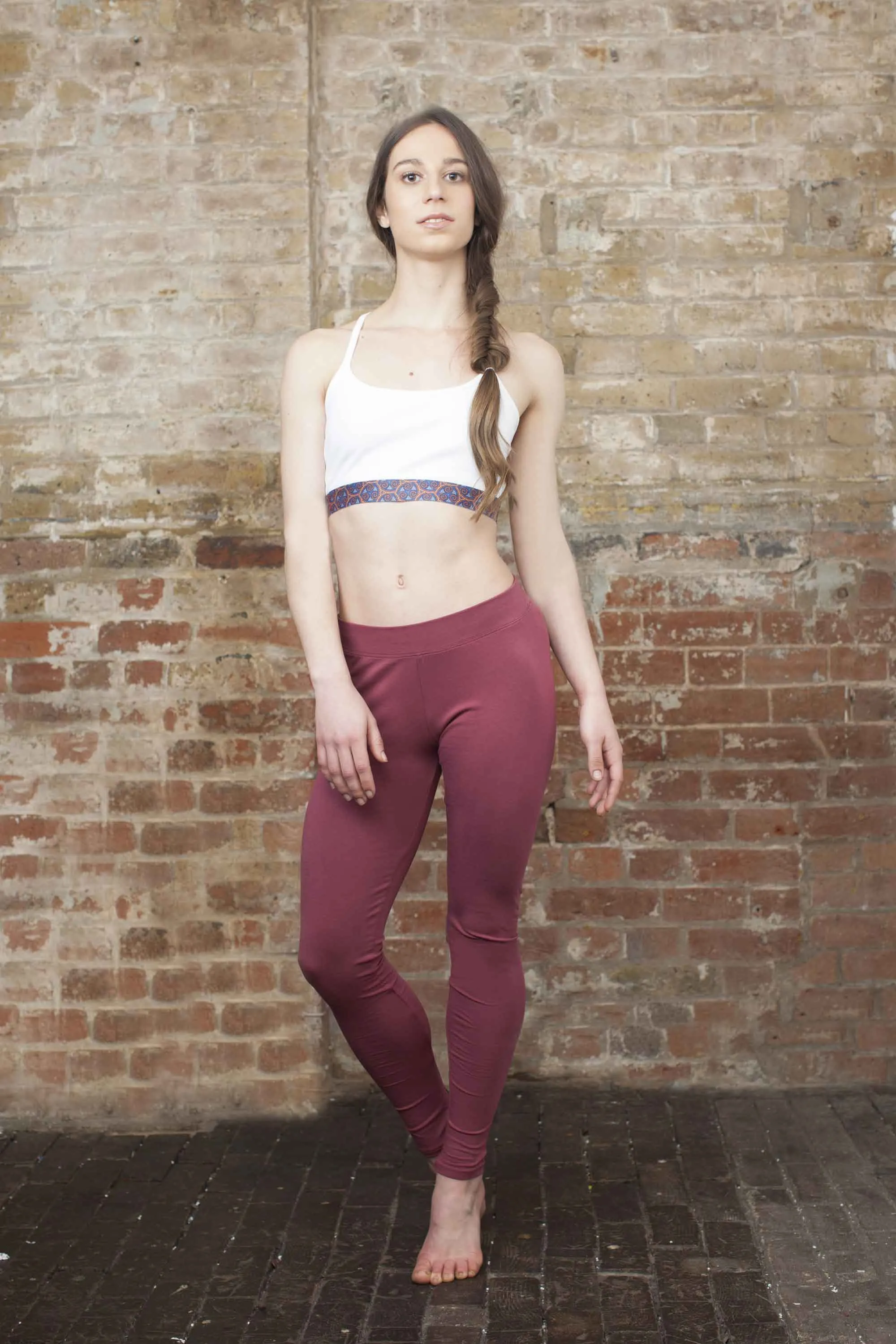 Classic Standard Leggings Maroon