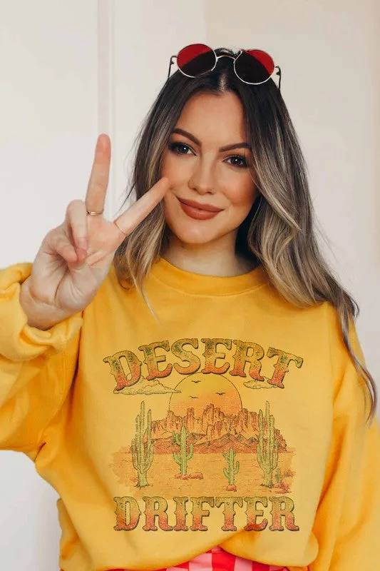 DESERT DRIFTER GRAPHIC SWEATSHIRT