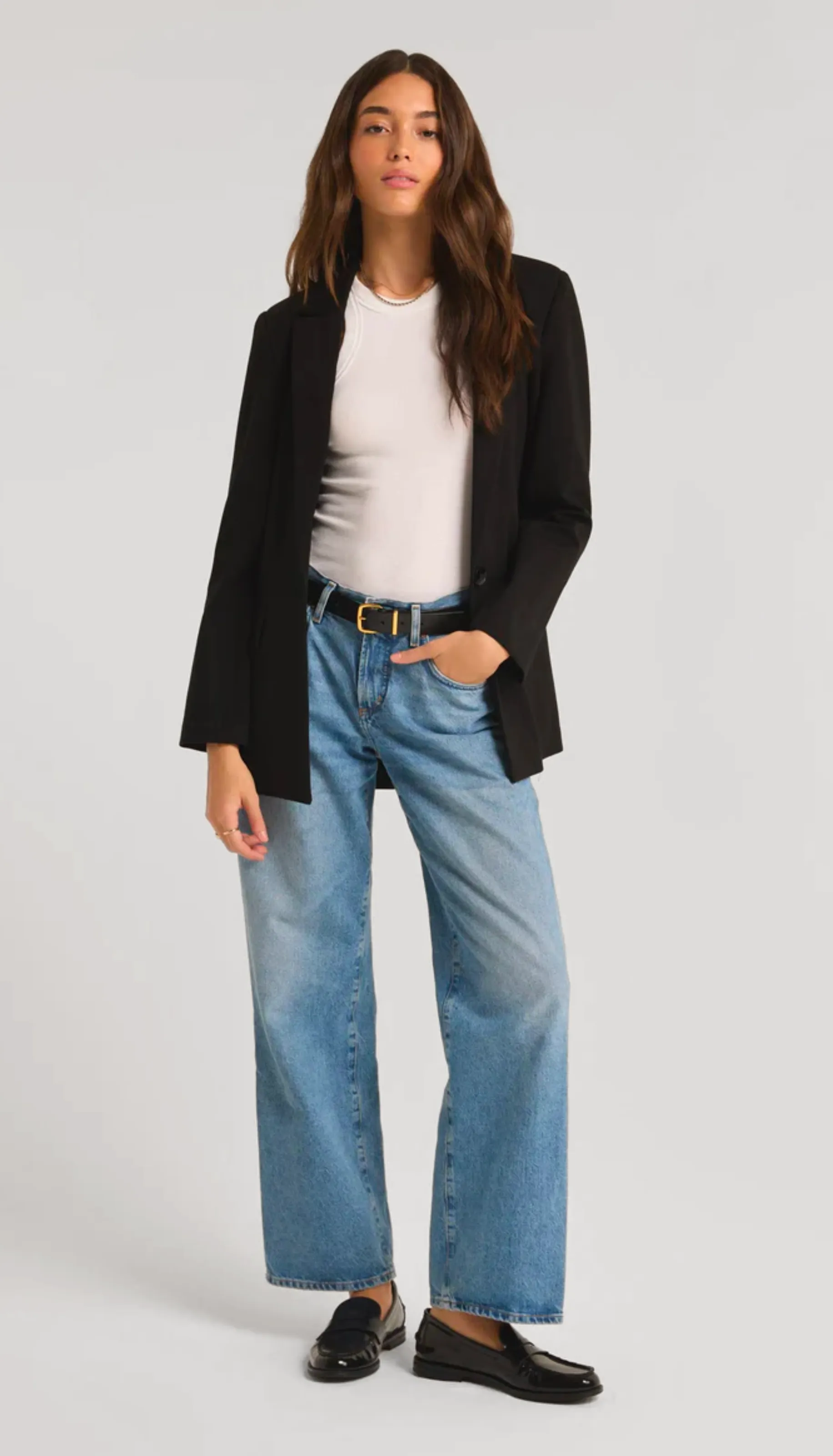 Do It All Relaxed Blazer - Black