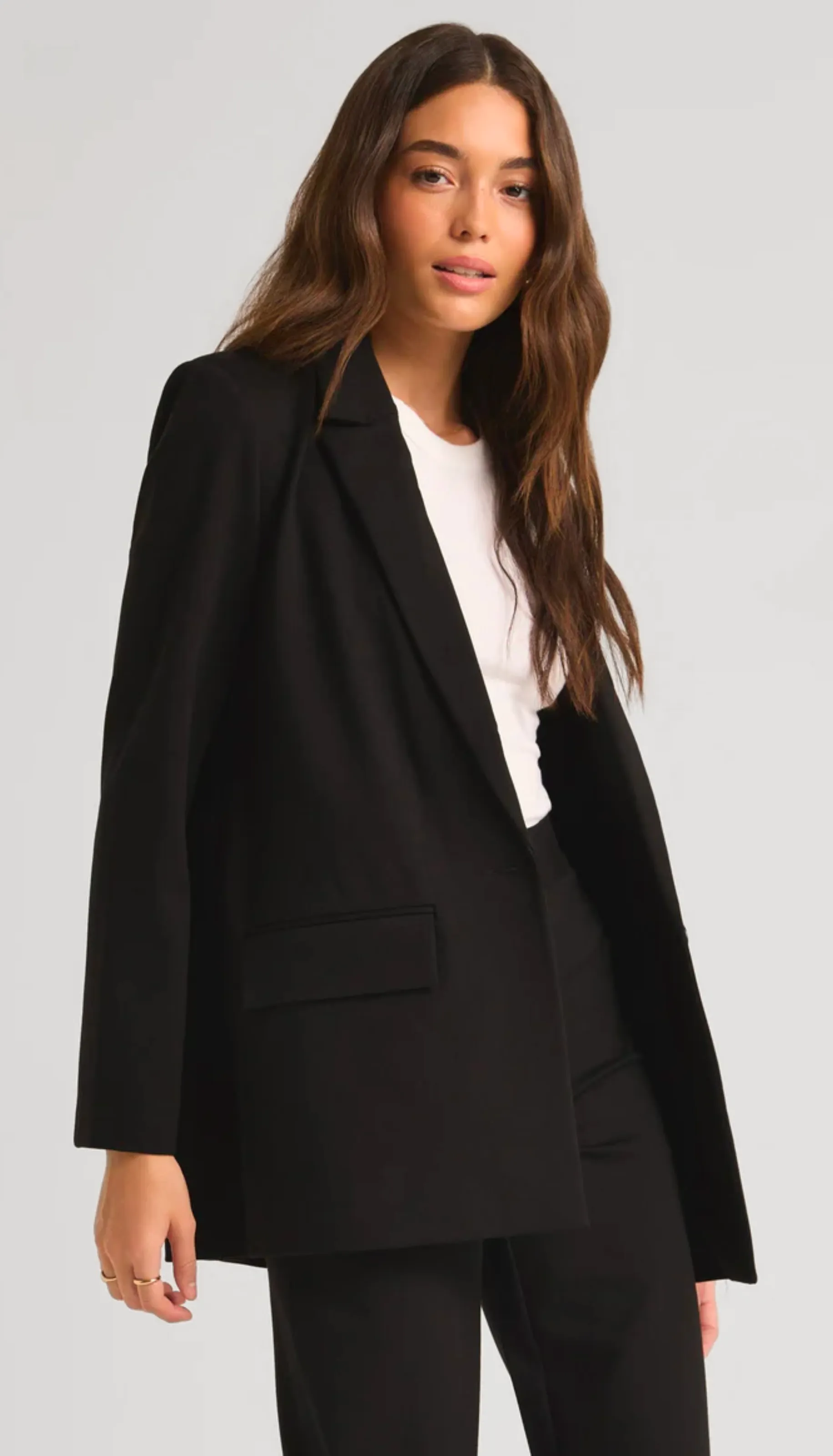 Do It All Relaxed Blazer - Black