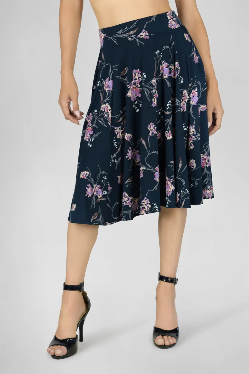 En Femme Flowing Swing Midi Skirt