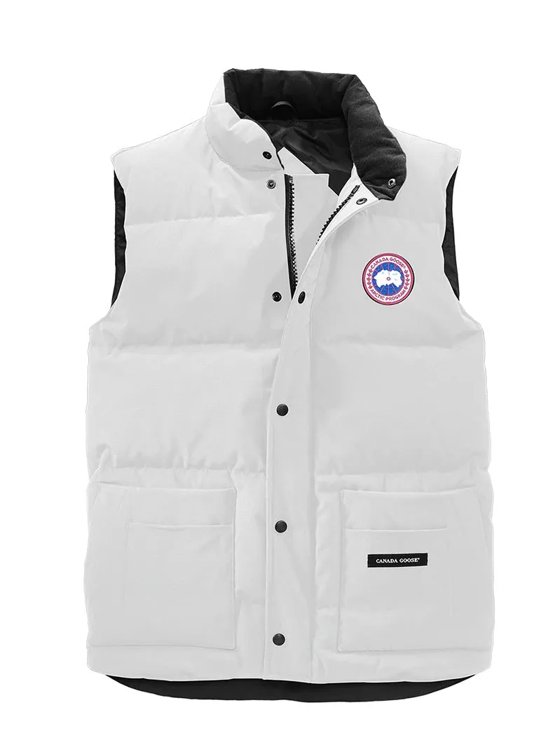 Freestyle Crew Vest White Mens