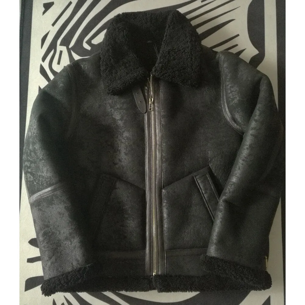 Genuine Leather Fur Shearling Coats