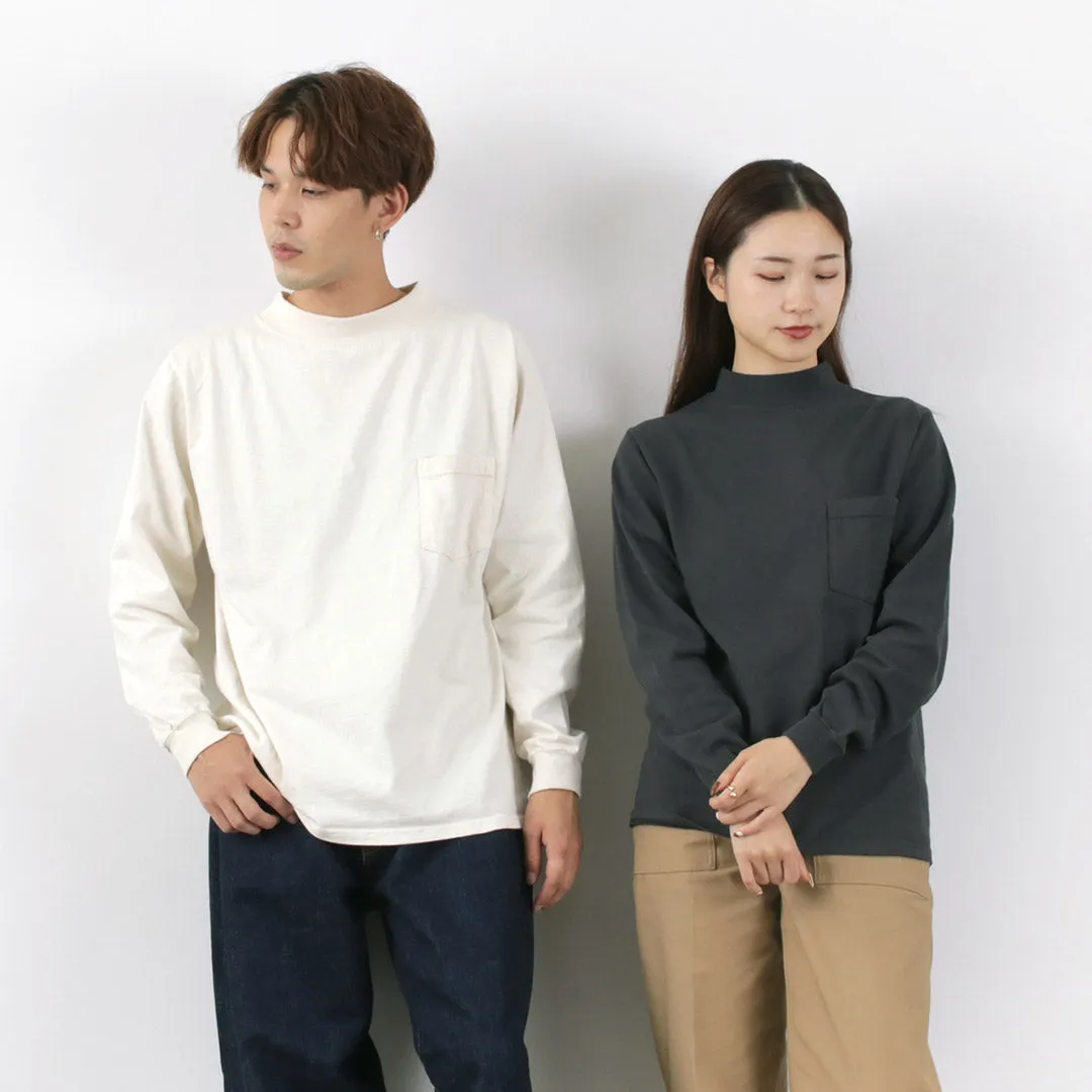 GOODWEAR / Long Sleeve Mock Neck Pocket T-Shirt