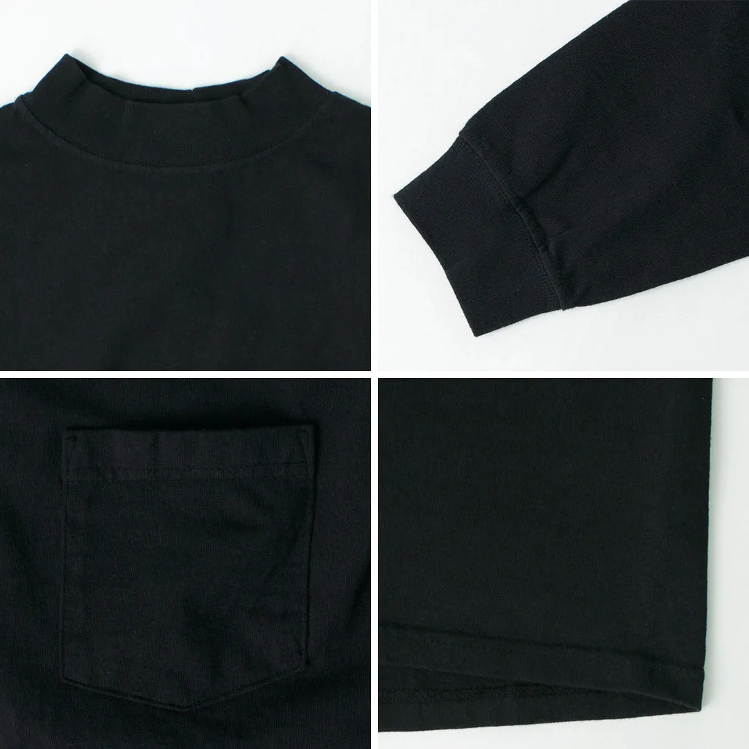 GOODWEAR / Long Sleeve Mock Neck Pocket T-Shirt