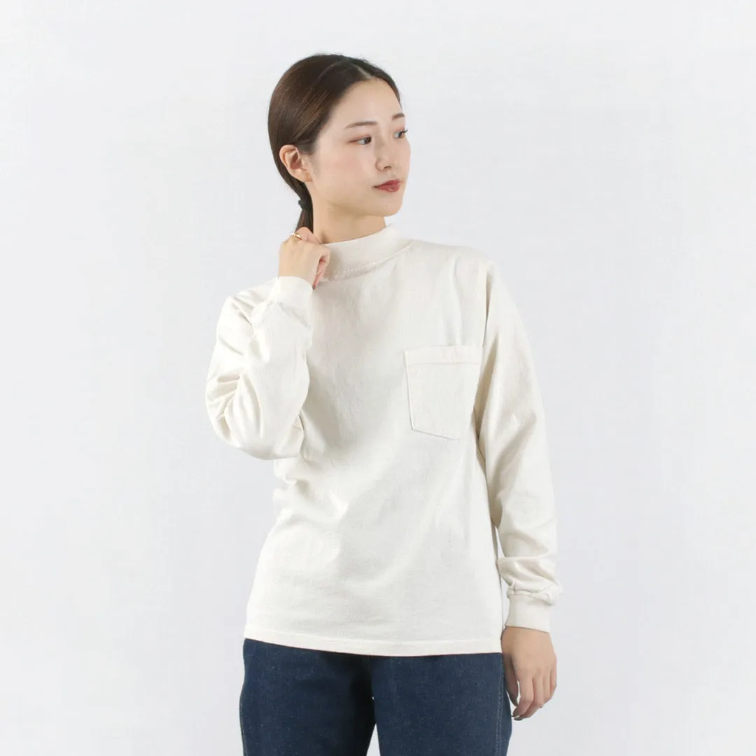 GOODWEAR / Long Sleeve Mock Neck Pocket T-Shirt