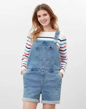 Joules Garland Short Denim Dungarees