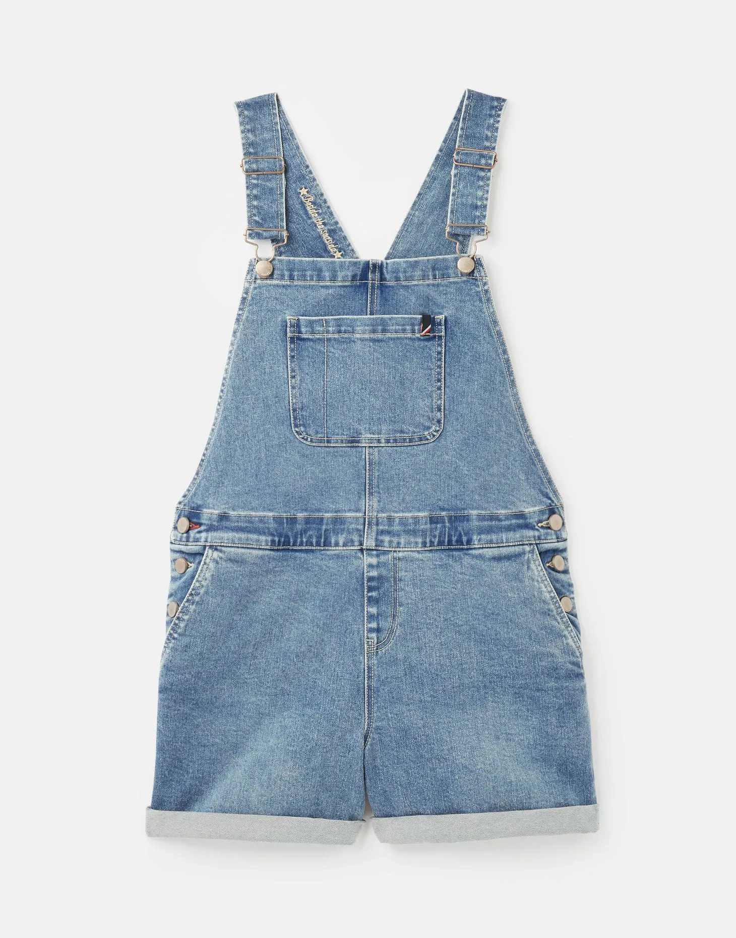 Joules Garland Short Denim Dungarees