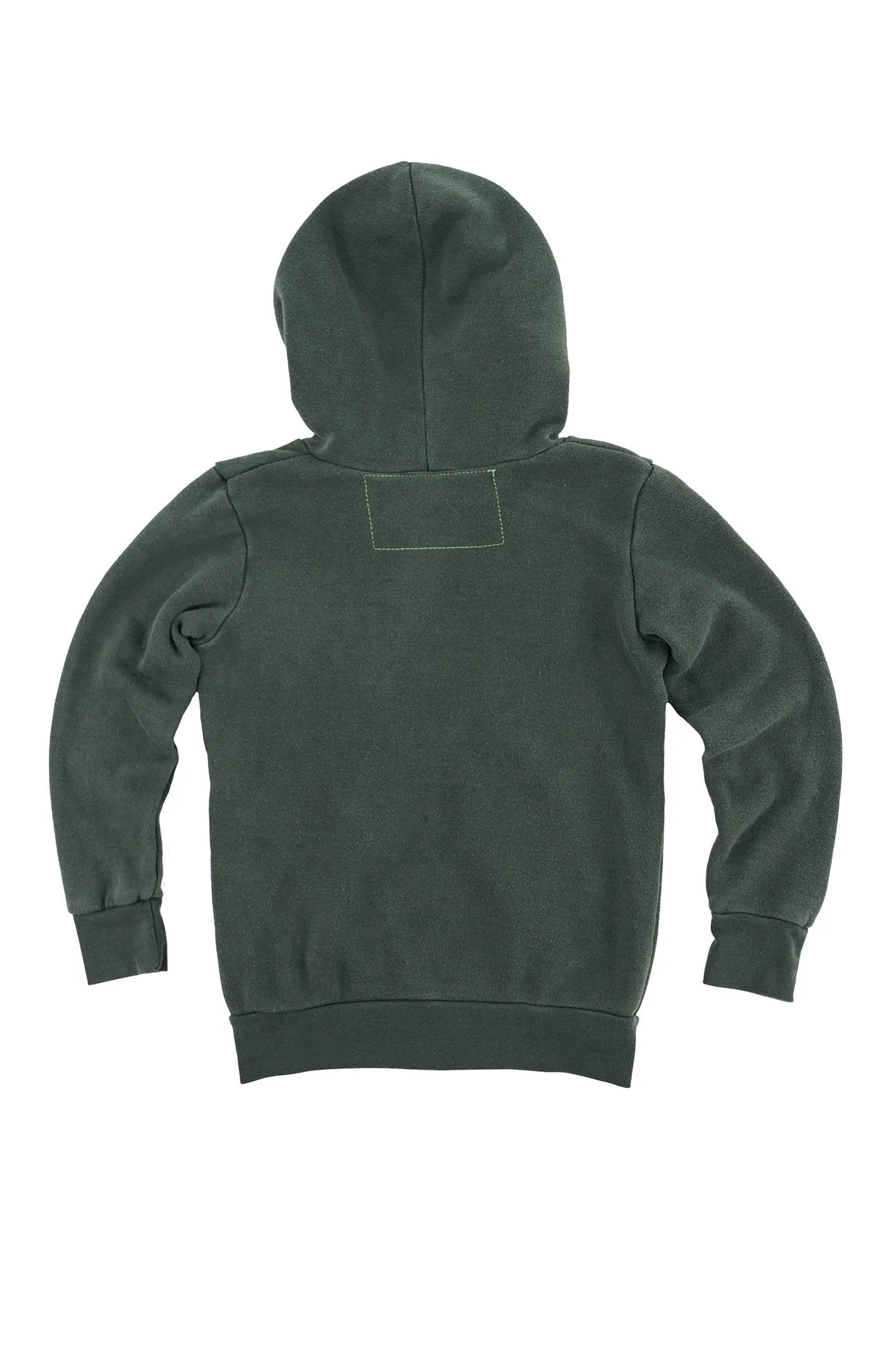 KID'S 5 STRIPE HOODIE - DARK GREY // RAINBOW