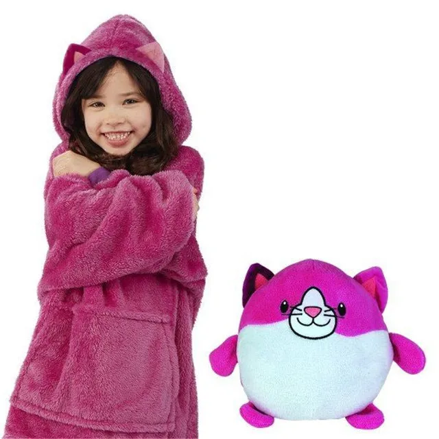 Kids Pets Hoodie Blanket Hoodie Children's Sweatshirt Pet Shaped