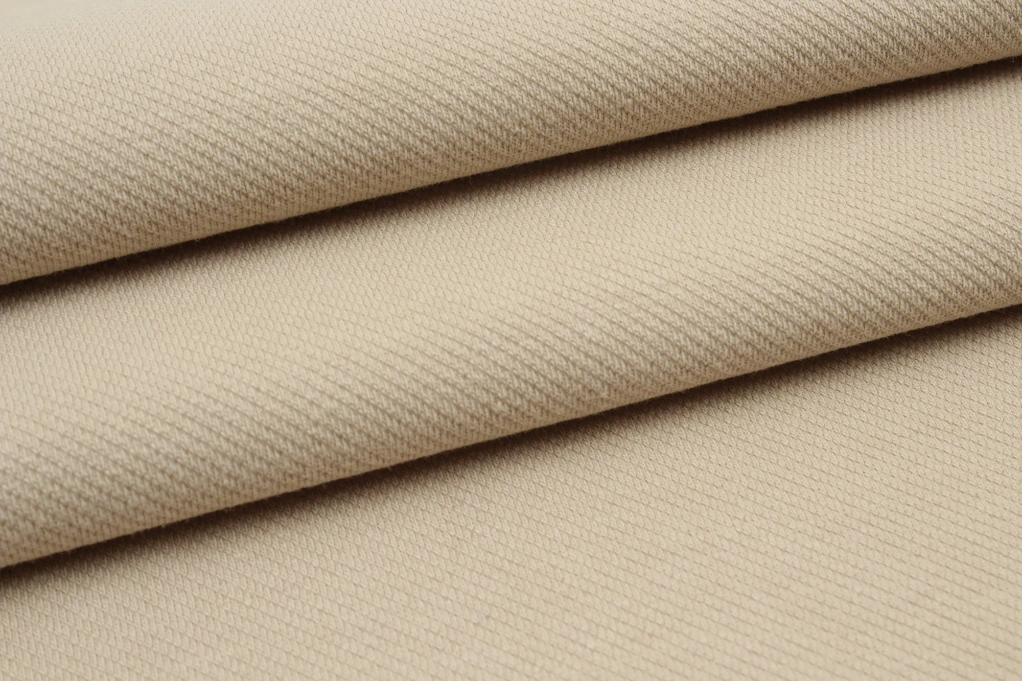 Knitted Cotton Twill - Beige