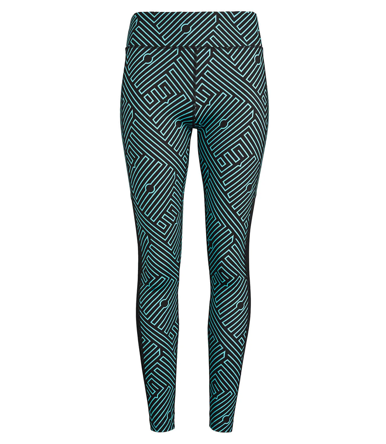 Laura Leggings - Black/Ionian Print