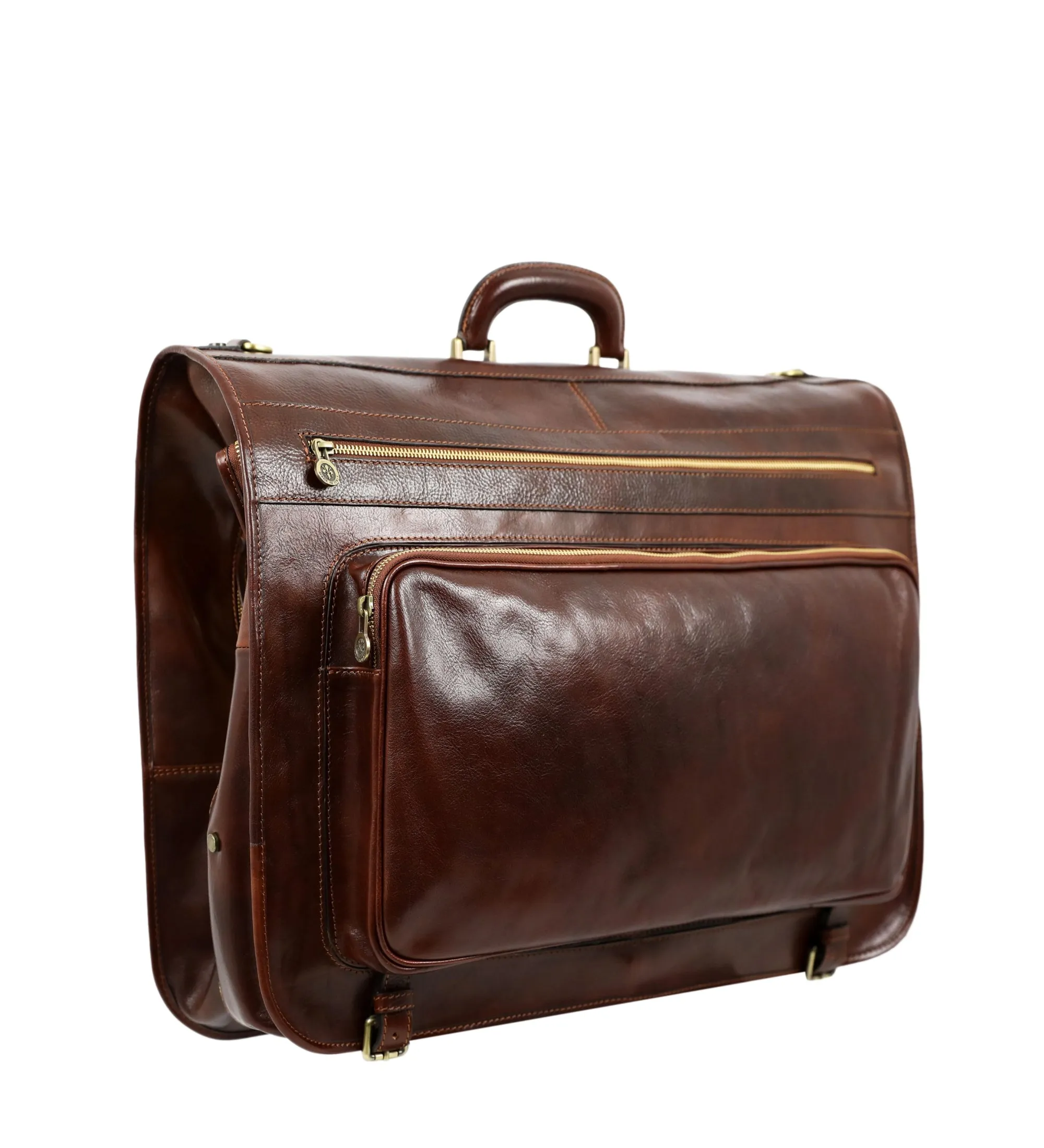 Leather Garment Bag - The Big Sleep