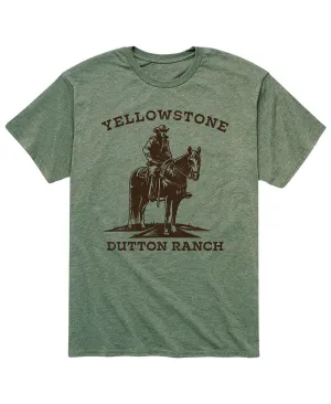 Men's yellowstone dutton ranch horse AIRWAVES T-shirt, green