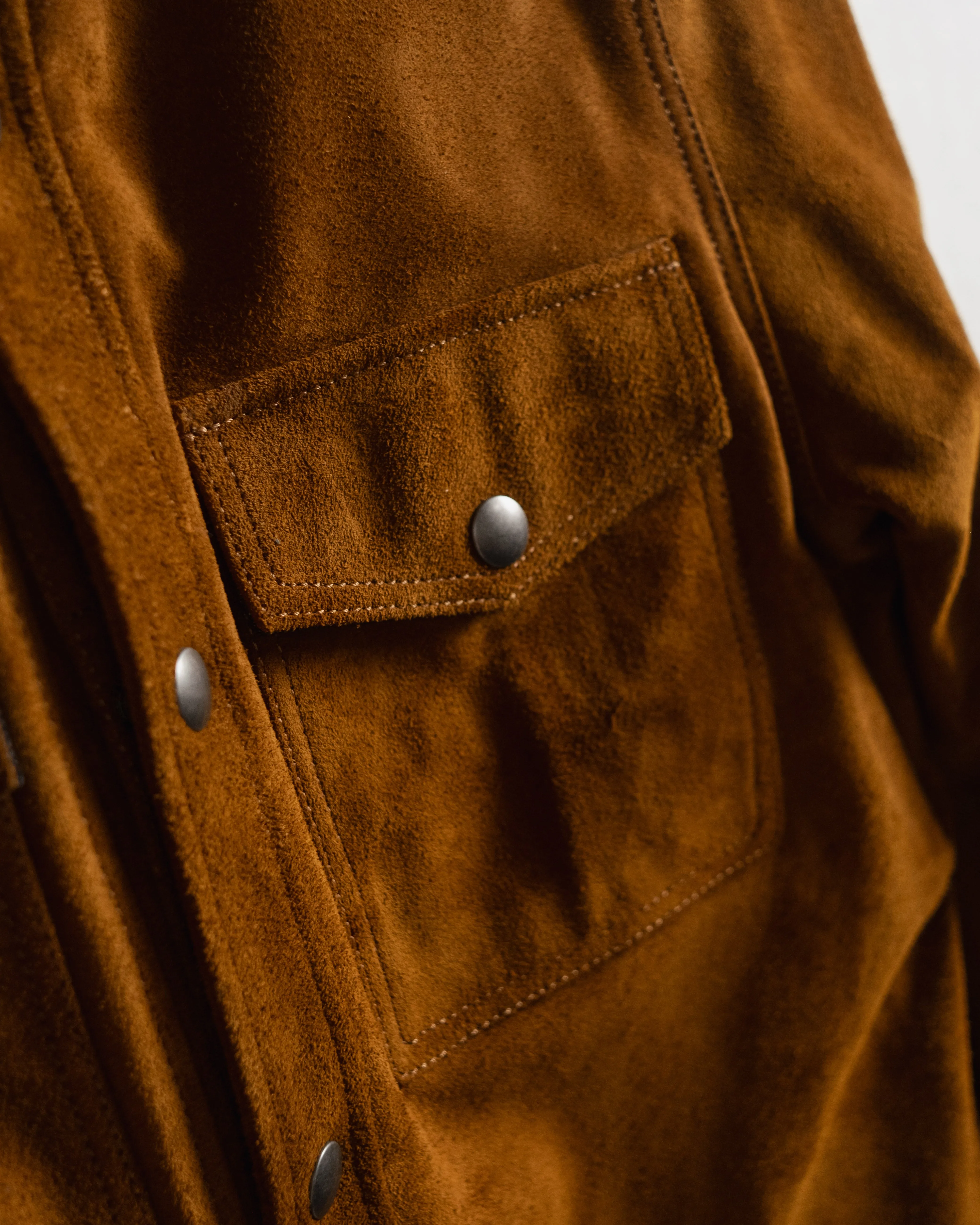 Peak Overshirt Leather