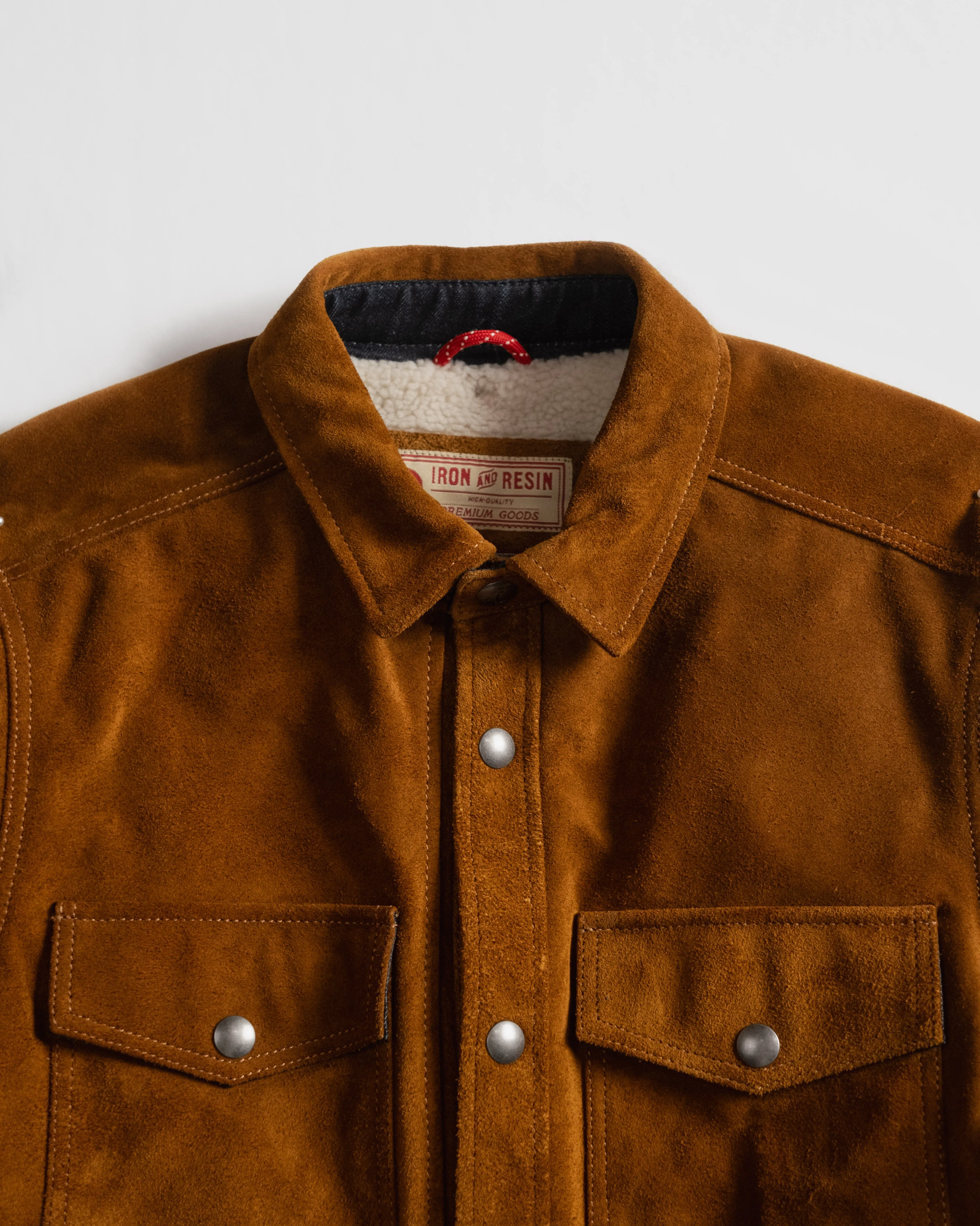 Peak Overshirt Leather