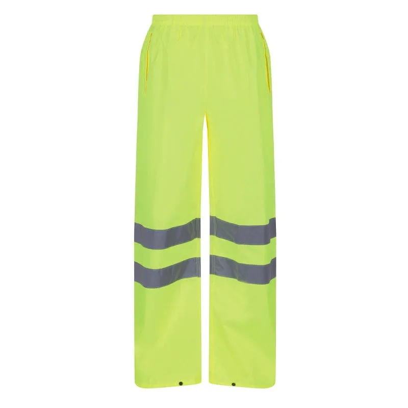 Regatta Hi-Vis Packaway Overtrousers TRW498