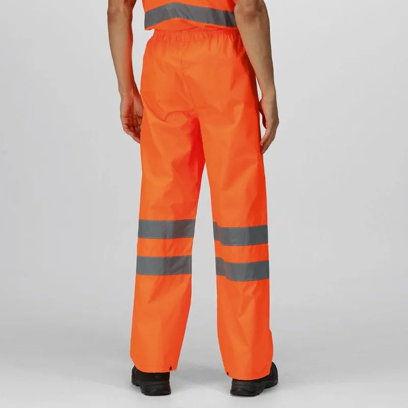 Regatta Hi-Vis Packaway Overtrousers TRW498