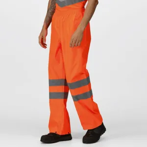 Regatta Hi-Vis Packaway Overtrousers TRW498