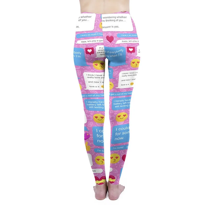 Regular Leggings (8-12 UK Size) - Flirty Messenger