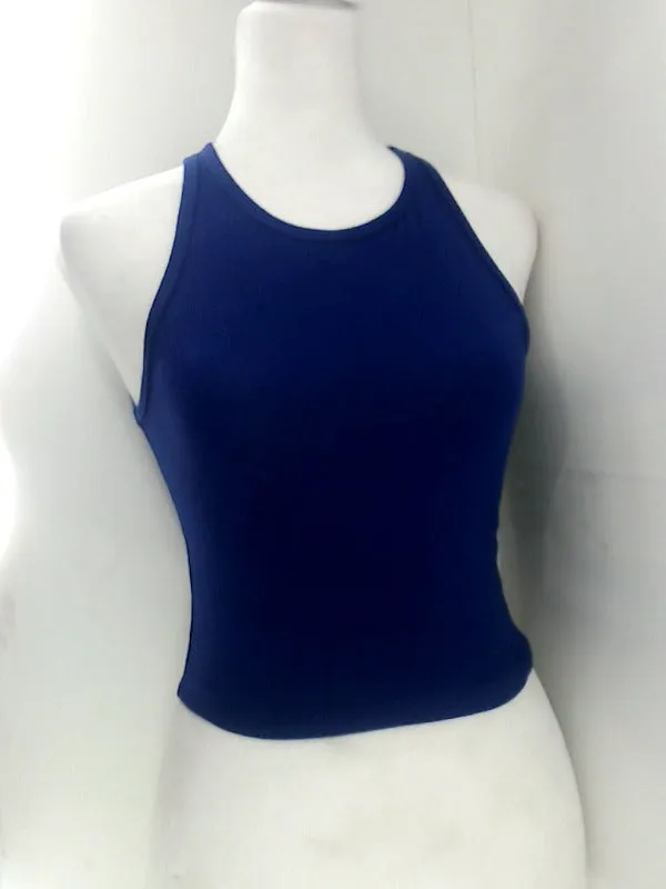 Royal Blue Sleeveless Women's Tank Top Size Small