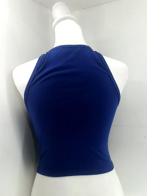 Royal Blue Sleeveless Women's Tank Top Size Small