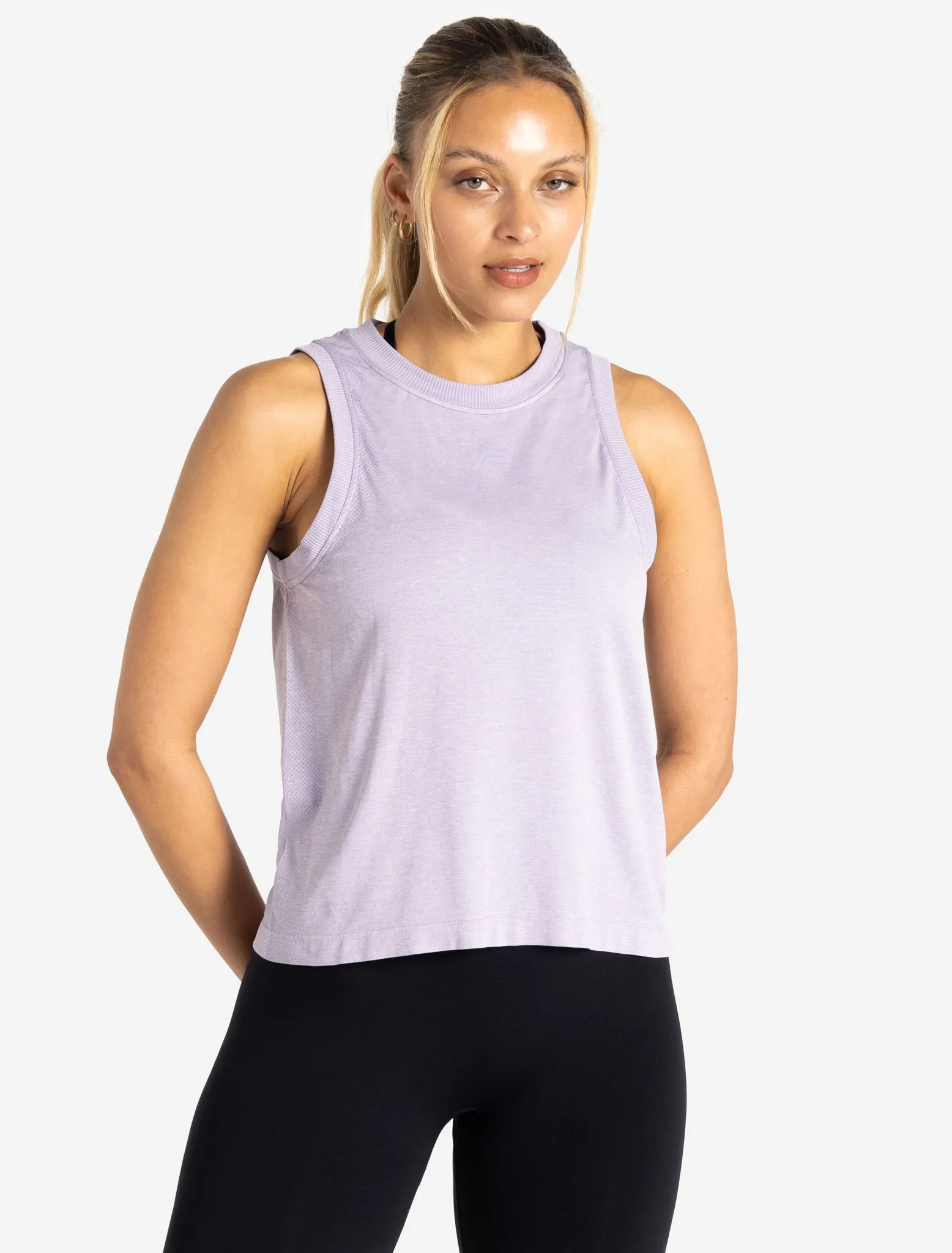 Seamless Tank - Lilac Marl