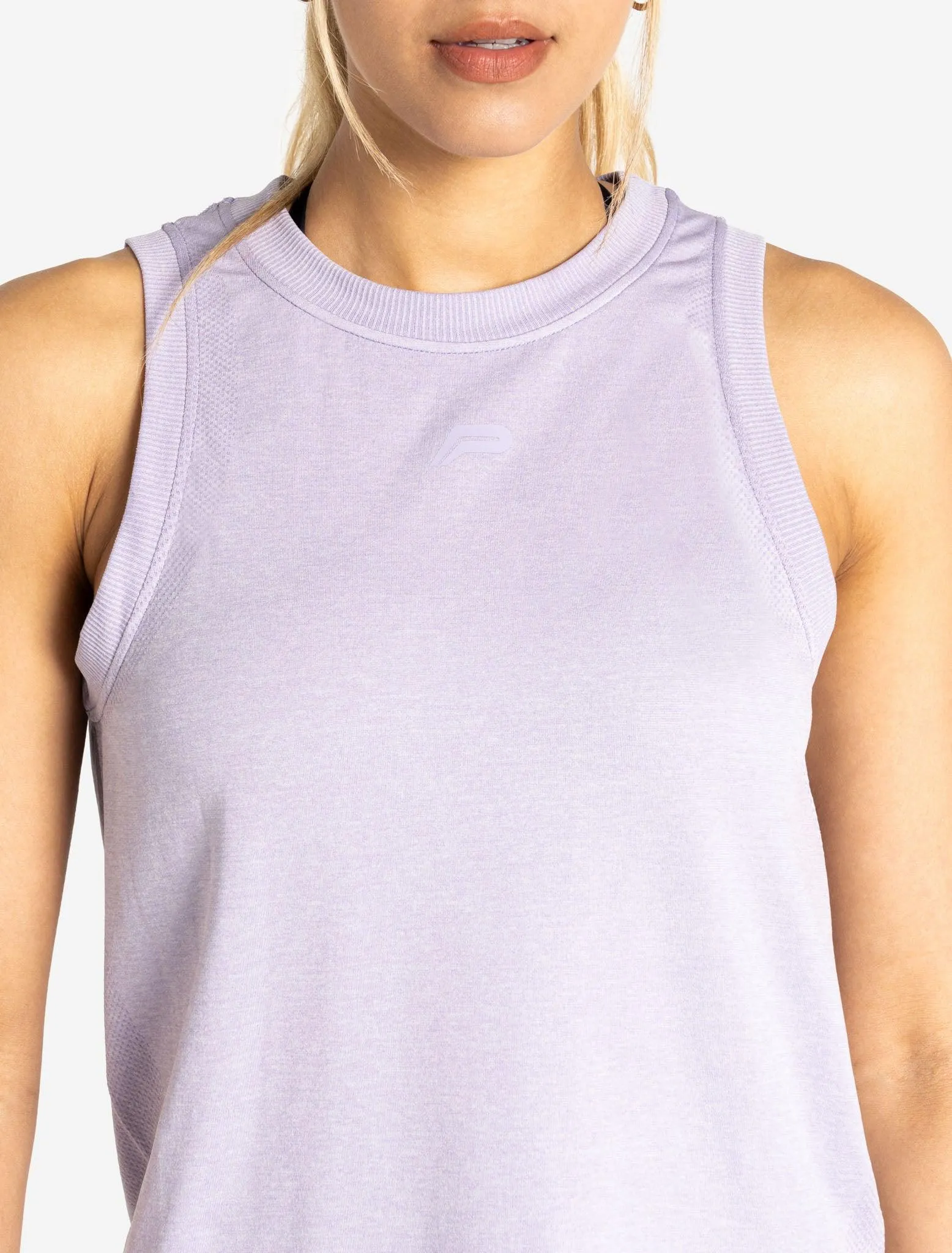 Seamless Tank - Lilac Marl