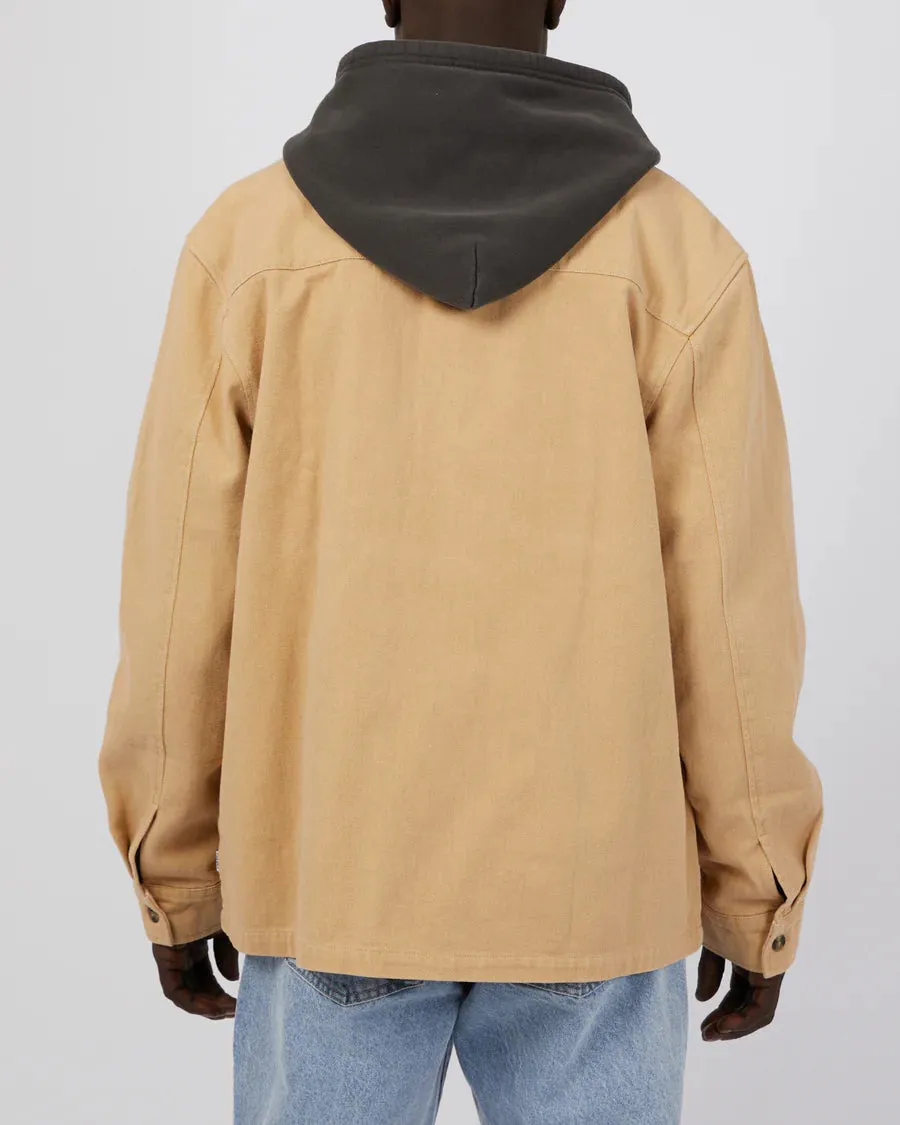 SILENT THEORY - Jasper Overshirt - Beige