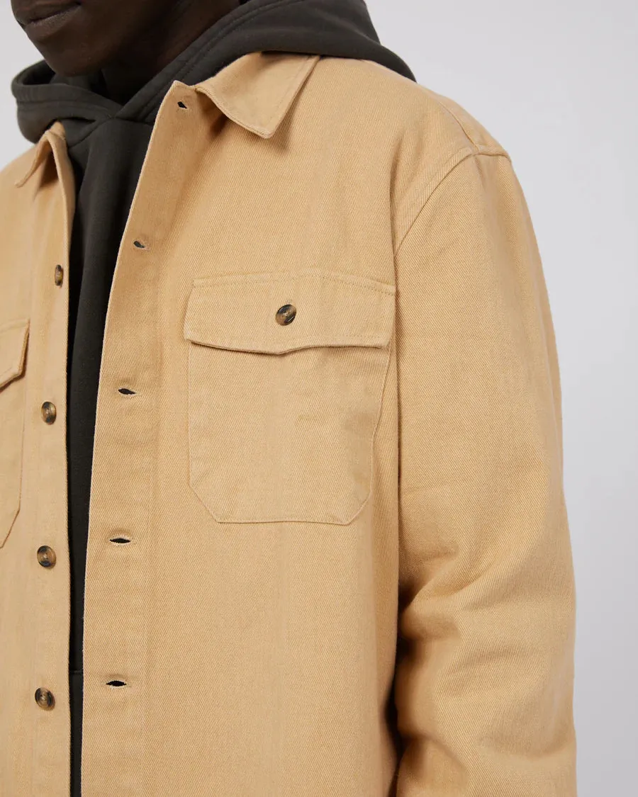 SILENT THEORY - Jasper Overshirt - Beige