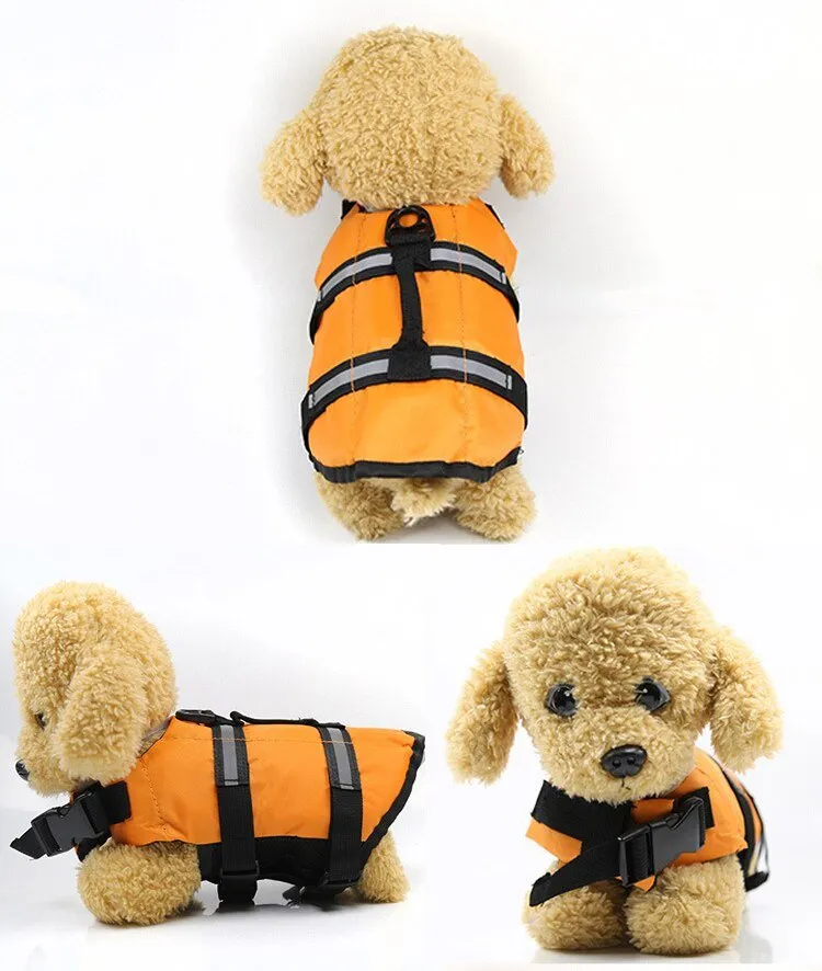 Stay Afloat: Dog Life Vest for Small, Medium & Large Breeds!