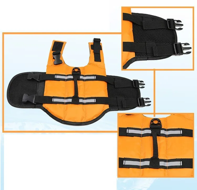 Stay Afloat: Dog Life Vest for Small, Medium & Large Breeds!