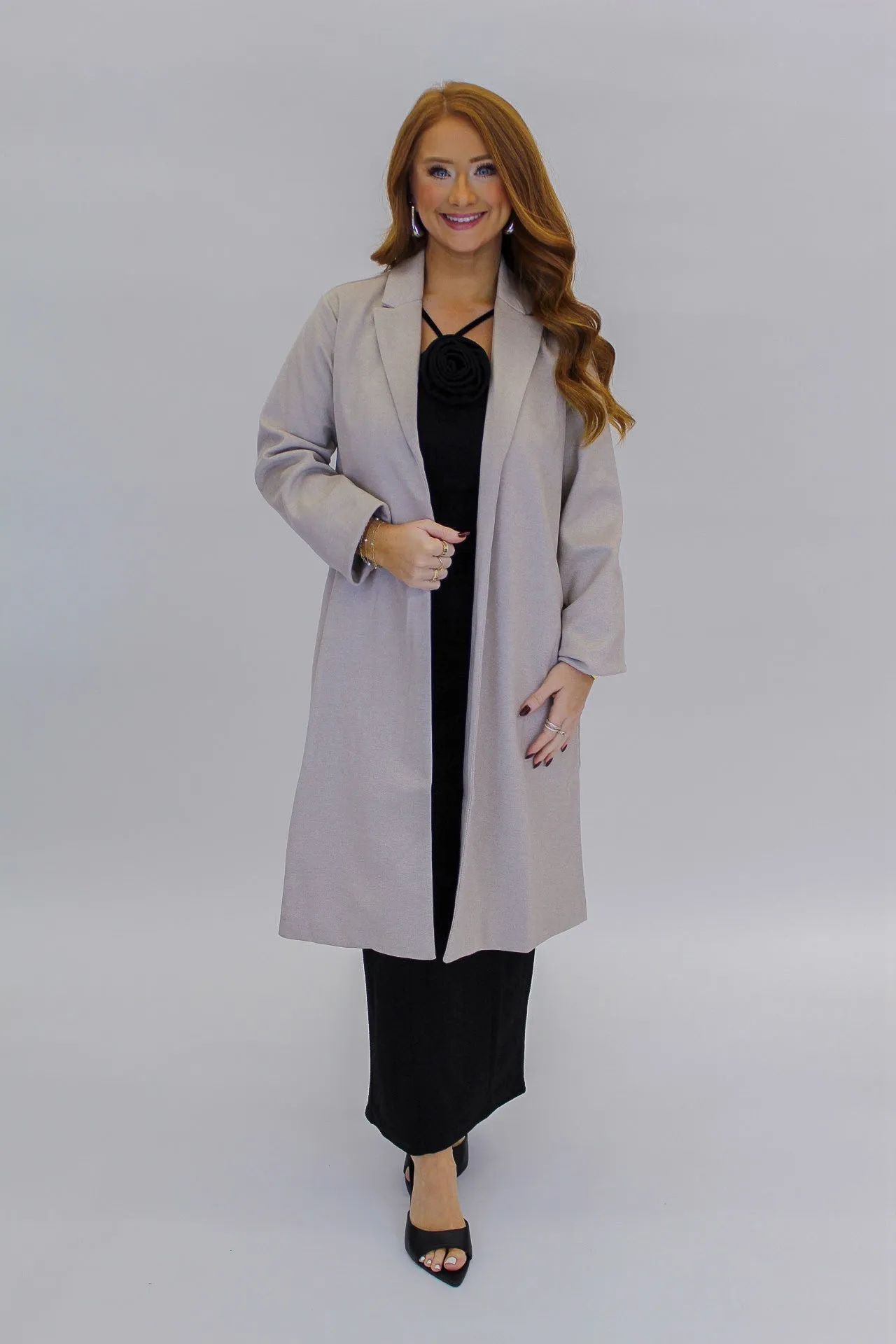 Teagan Oversized Coat- Oatmeal