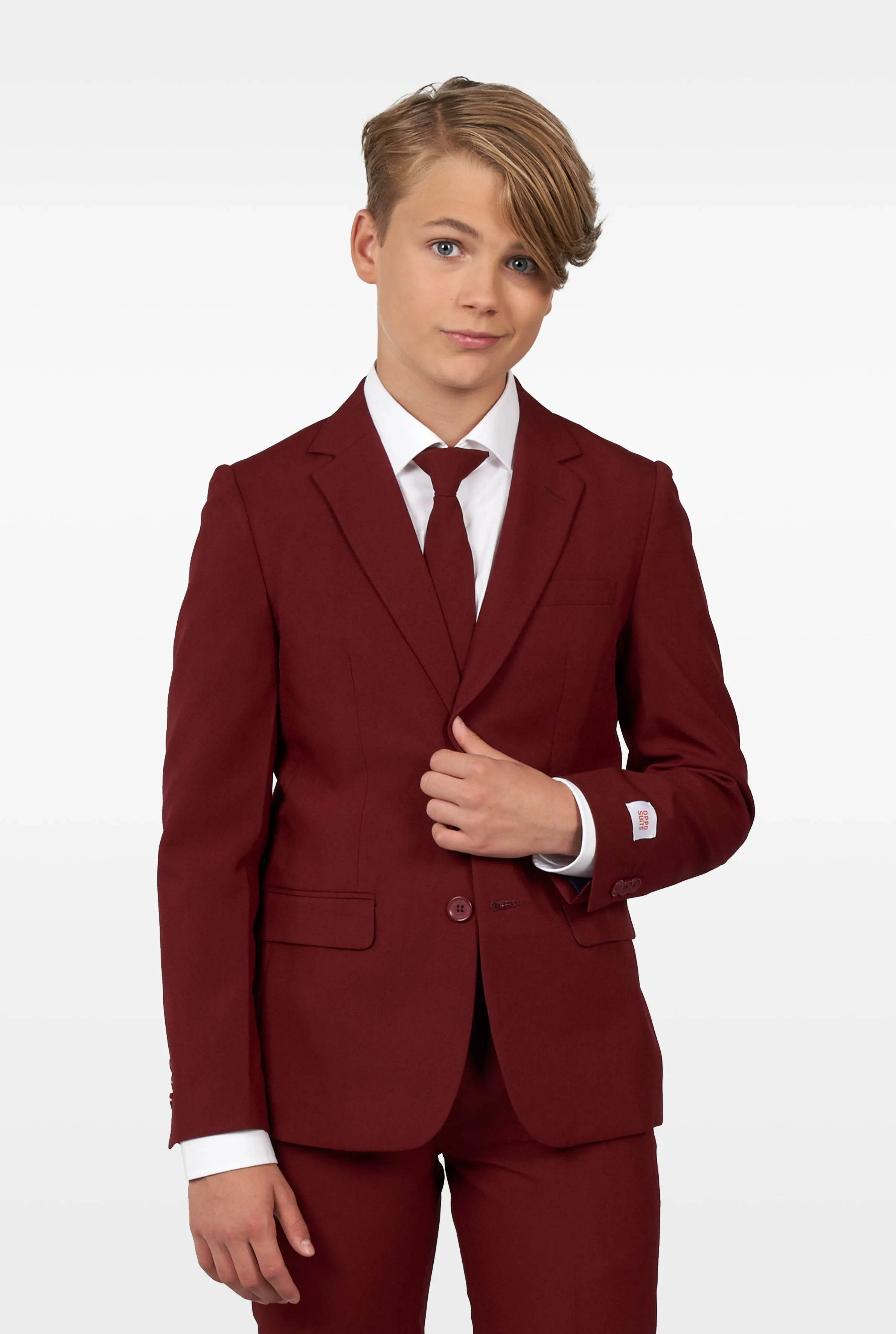 TEEN BOYS Blazing Burgundy Tux or Suit