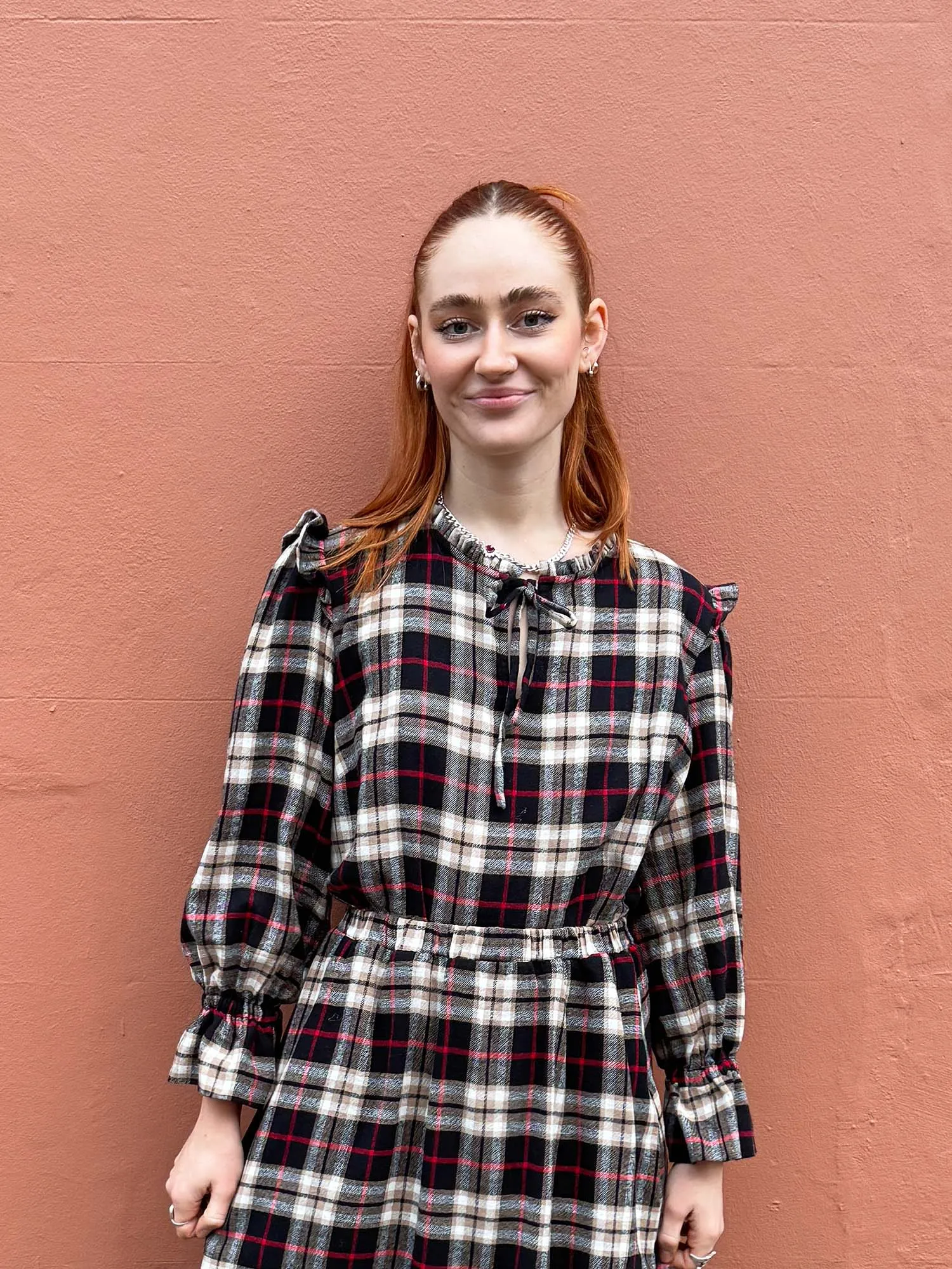 The Ella Tartan Blouse