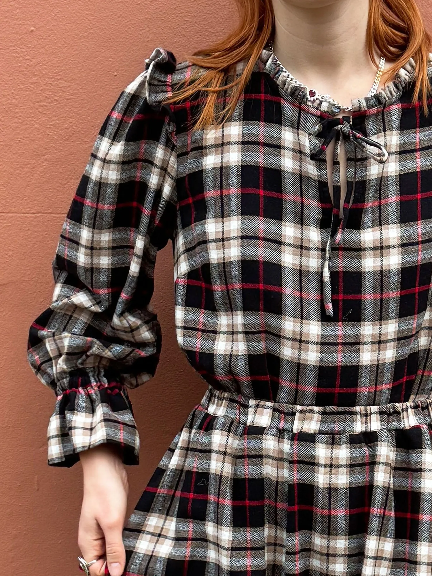 The Ella Tartan Blouse