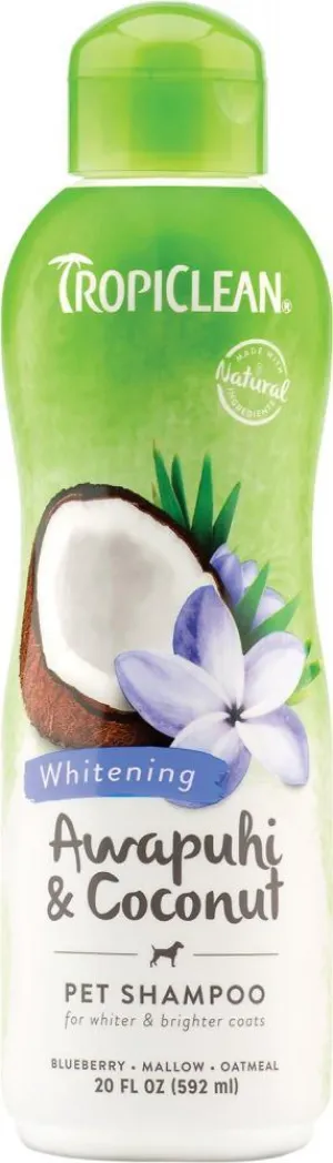 Tropiclean Awapuhi & Coconut White Coat Pet Shampoo