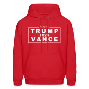 Trump Vance 2024 Hoodie (Red Republican Hoodie - White Letters)