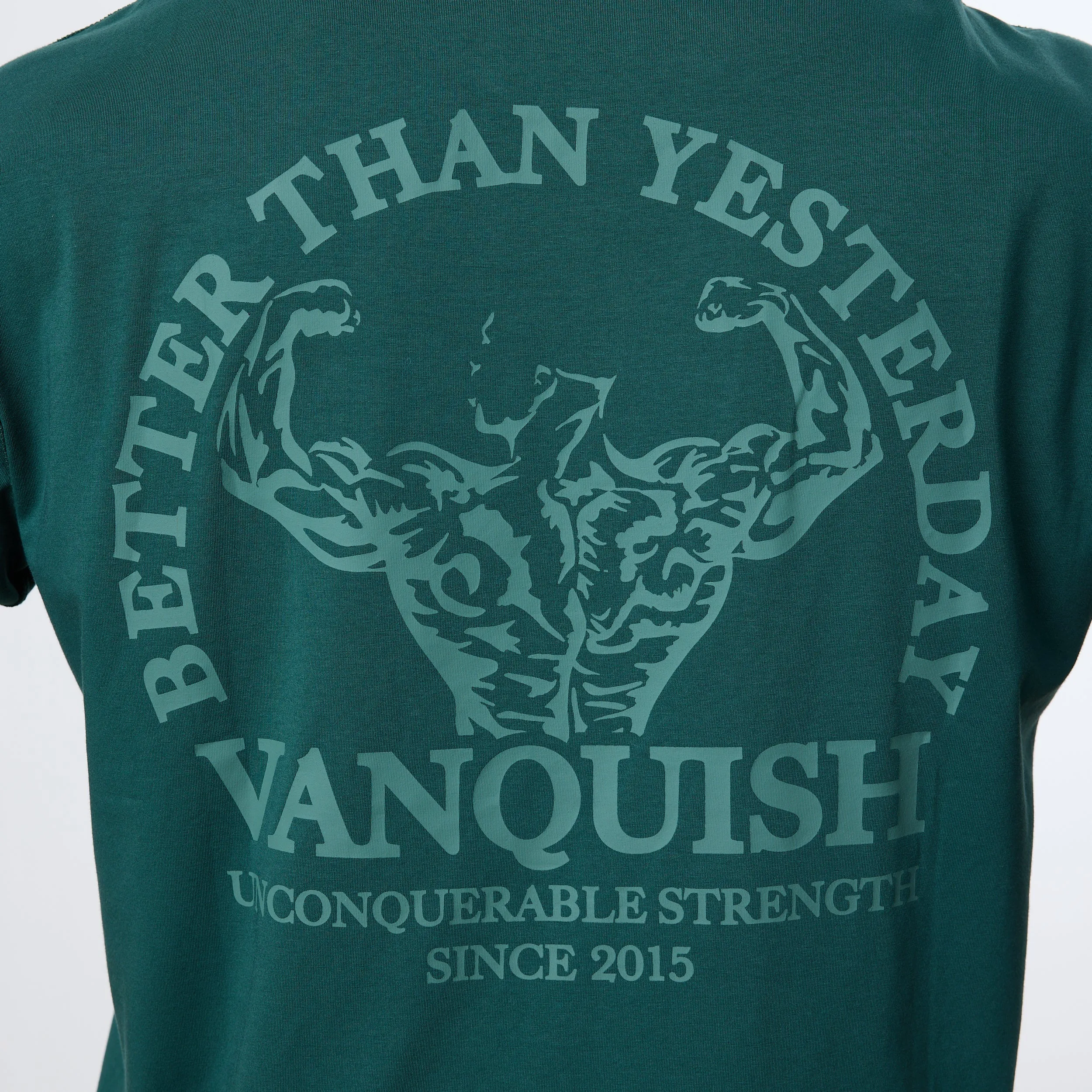 Vanquish Forest Green Unconquerable Strength Oversized T Shirt