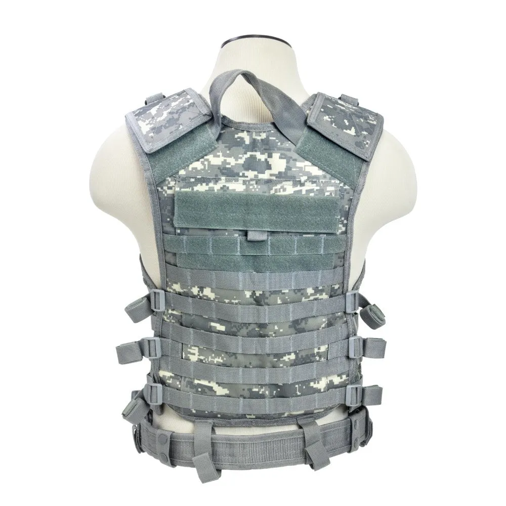 VISM Tactical MOLLE Vest w/ Hydration Pouch & Belt by NcSTAR