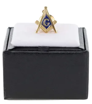 Vittorio Vico Men's Masonic Tie Tack in Gift Box