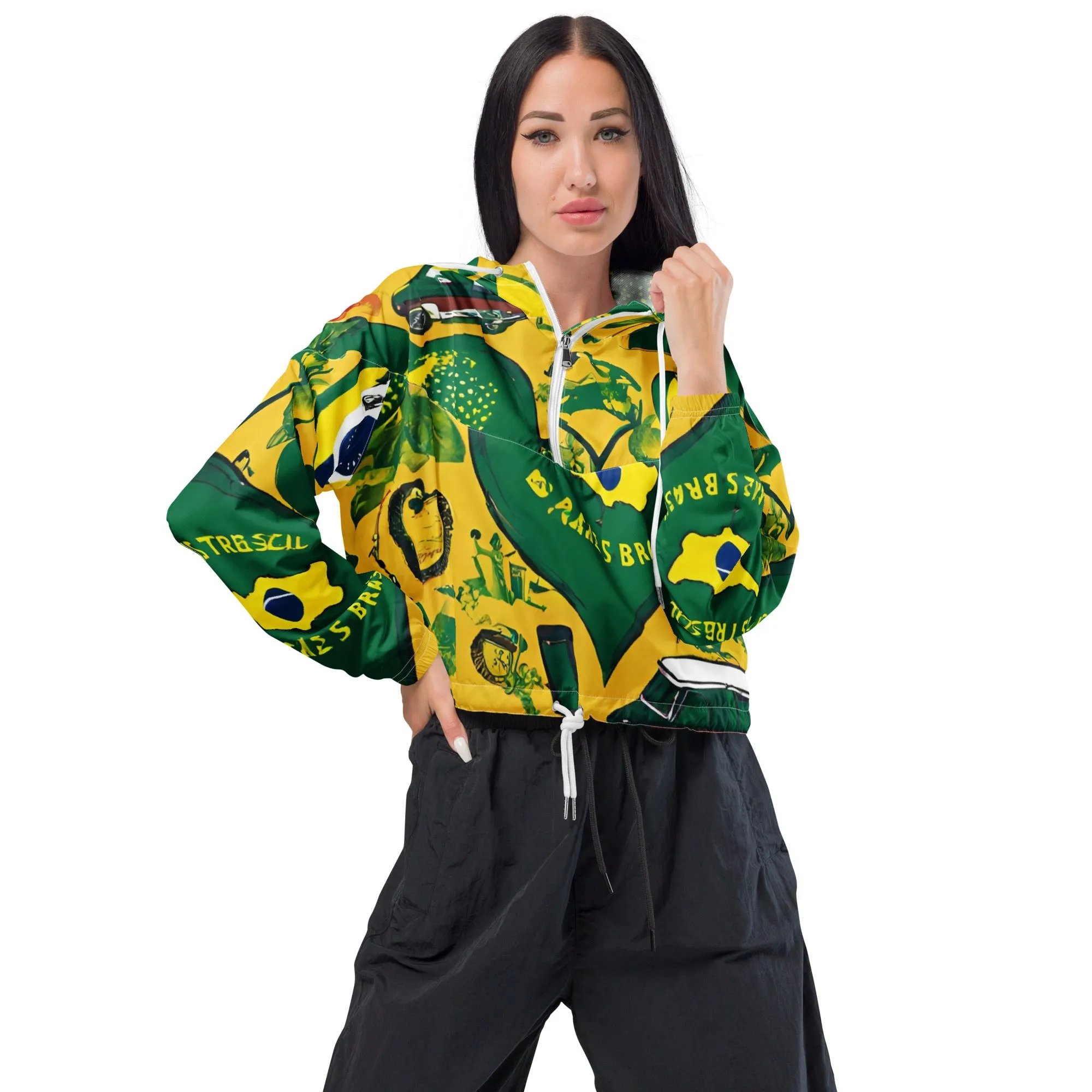 Women’s cropped windbreaker / Love Brasil (AI created)